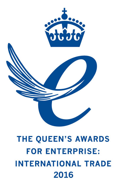 Queens Award for Enterprise International Trade 2016 Emblem